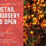 retail nursery is open